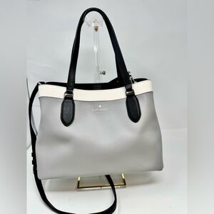 Kate Spade Black and Gray Shoulder Bag